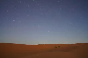 Stars above the Sahara desert, Morocco | Photo credits: The Daily Packers