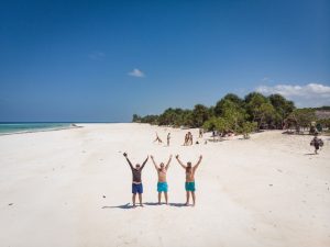 Fun on a beach at Nungwi, Zanzibar | Photo credits: The Magic of Traveling
