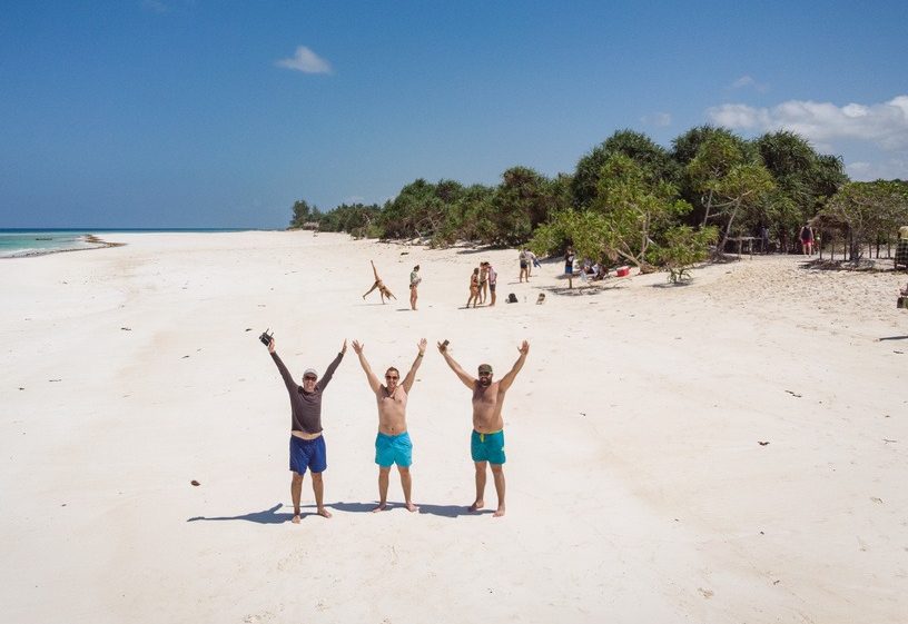 Fun on a beach at Nungwi, Zanzibar | Photo credits: The Magic of Traveling