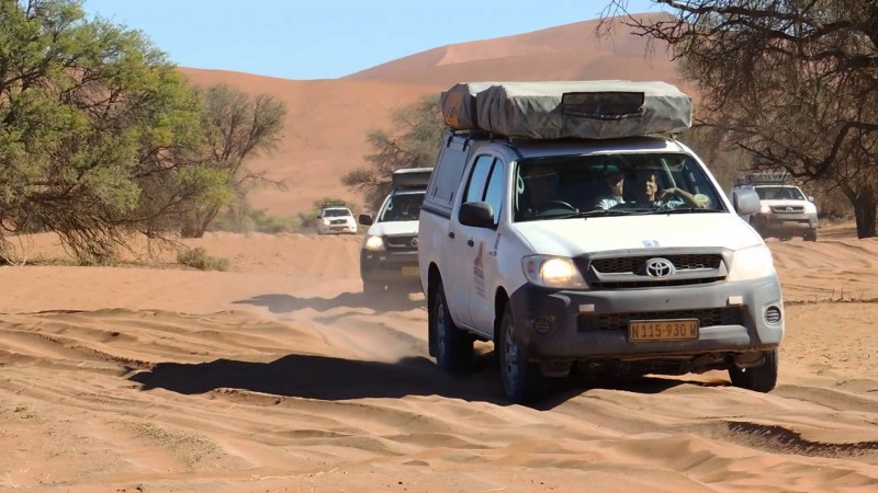 Four-wheel-drive in Namibia