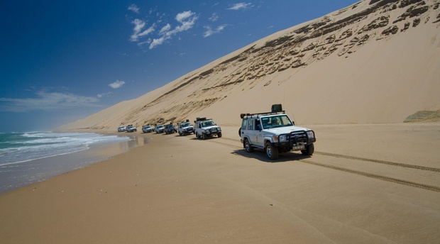 Luderitz and Walvis Bay beach driving