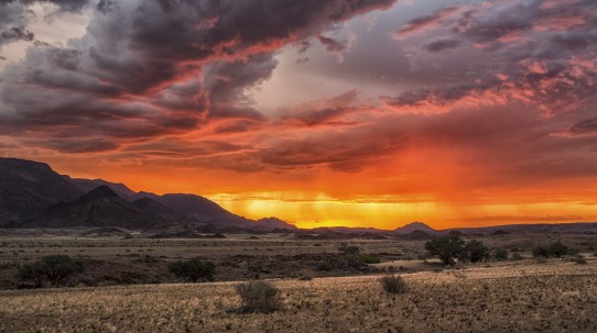 The landscape of Namibia
